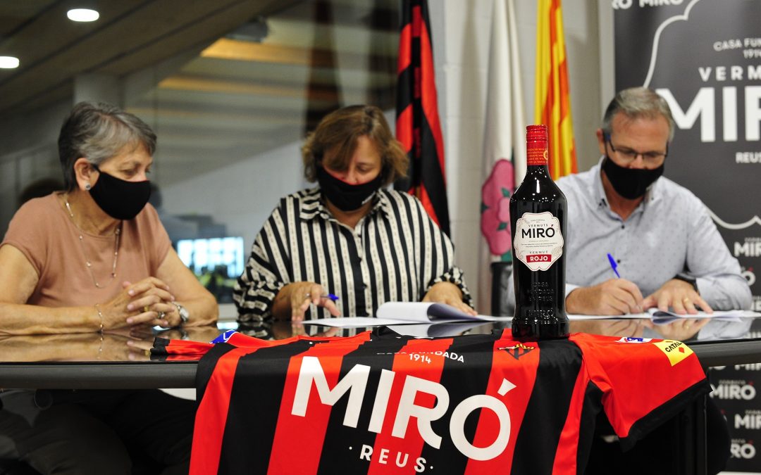 Vermuts Miró i Reus Deportiu consoliden el seu compromís
