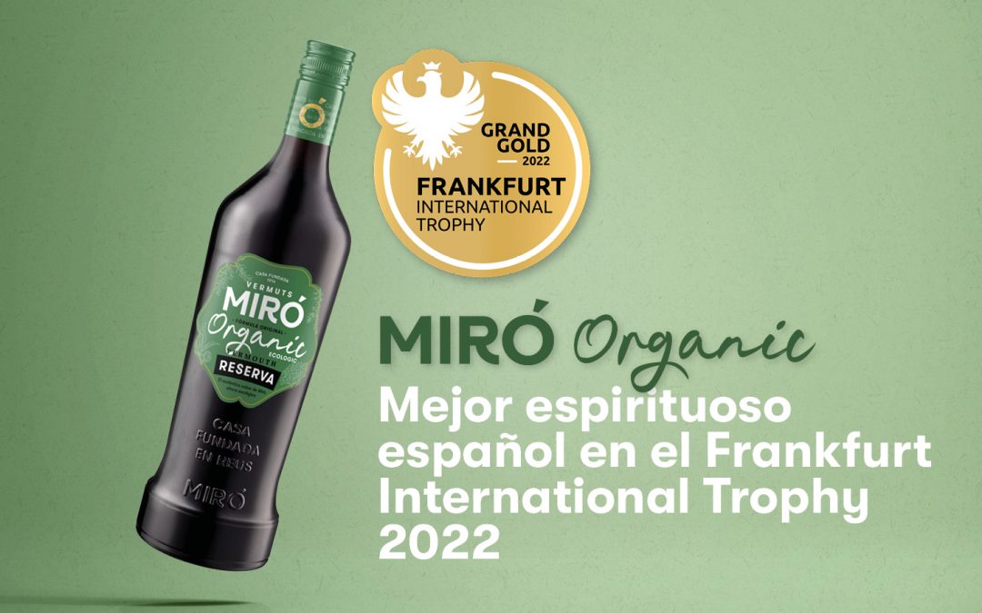 El Vermut Miró Organic Reserva, elegido mejor espirituoso español en la gala de los premios Frankfurt International Trophy