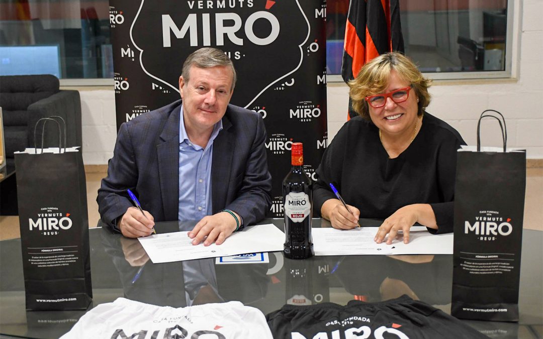 Vermuts Miró, dues temporades més donant suport al Reus Deportiu