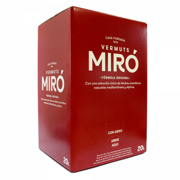 Miró Rosso Box 20L