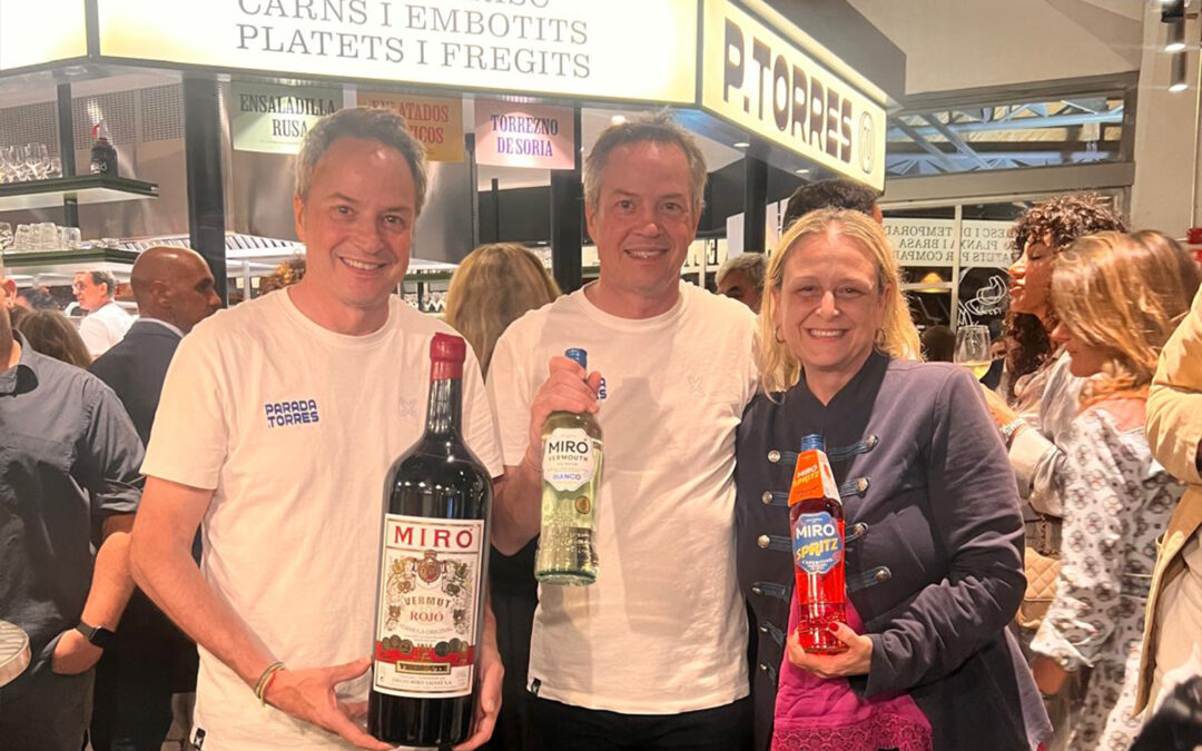 Miró Vermouth, Official Vermouth of Parada Torres, the New Gastronomic Concept by the Torres Brothers at Santa Caterina Market